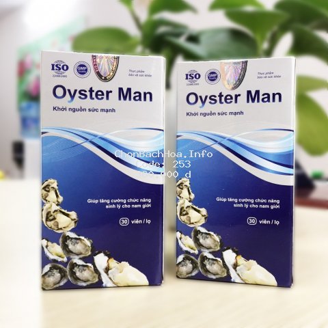2 Hộp Hàu Oyster Man Giúp Cương Dương, Tăng Cường Sinh Lý Nam Giới