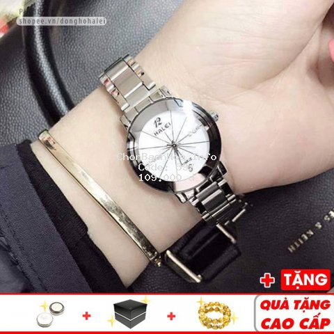 Đồng hồ nữ Halei H013 trẻ trung nữ tính dẫn đầu xu hướng thời trang chính hãng cao cấp - Vemz Watch