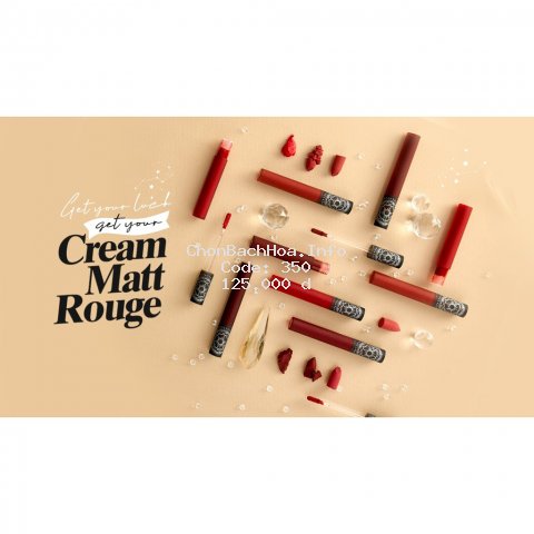 [Hot New] Son Kem Lì Black Rouge Cream Matt Rouge