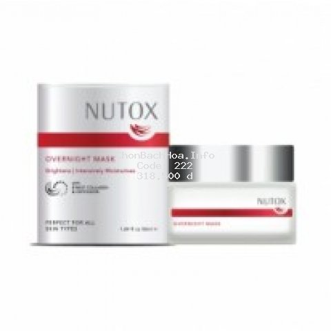 Kem mặt nạ ngủ chống lão hóa da tinh chất collagen tổ yến Nutox