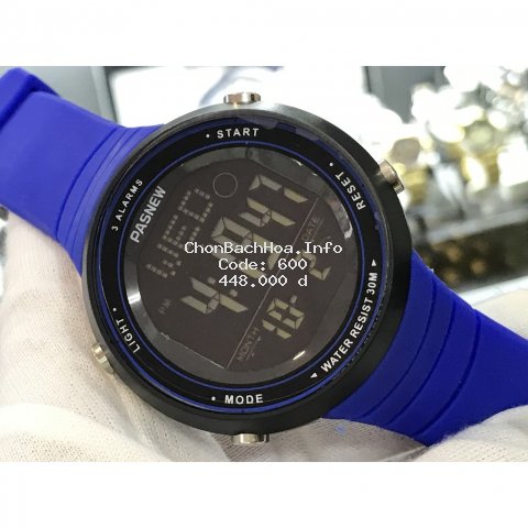 [Mã WTCHFEB giảm 20K ] GIảm giá siêu sốc đồng hồ Pasnew Nam màu xanh