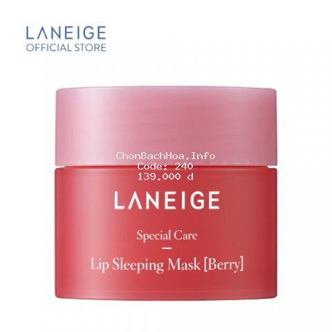 Mặt nạ ngủ cho môi Laneige Lip Sleeping Mask Berry 8g - Miniature
