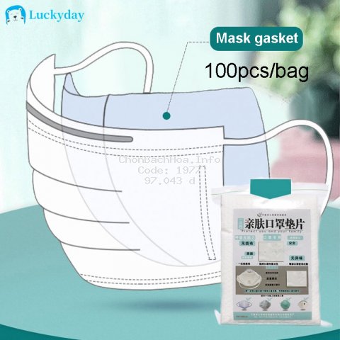 100pcs/bag Mask Gasket Disposable Pads Safe Protection Comfortable Mask Reusable Effective Essentials