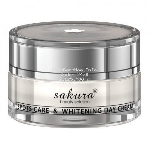 Kem trị nám, dưỡng trắng da ban ngày Sakura Spots Care & Whitening Day Cream