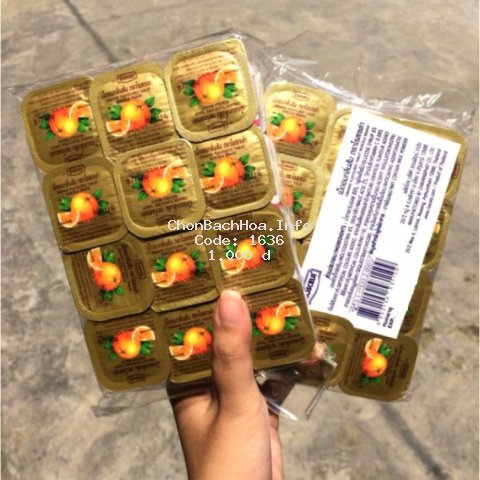 Kẹo C cam Thái Lan vỉ 7 hộp