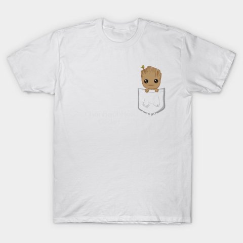 [KIS_HOODIE] Áo Thun Pocket Groot T-Shirt Chất Liệu Cotton Cực Thoáng Mát Đủ Size Nam Nữ [NT040] [FREE SHIP]