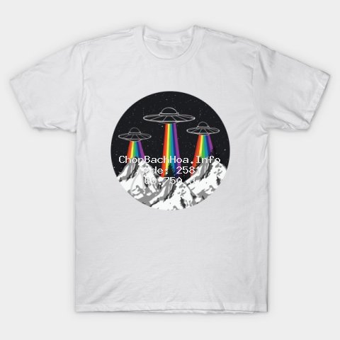[KIS_HOODIE] Áo Thun Rainbow Ufo T-Shirt Chất Liệu Cotton Cực Thoáng Mát Đủ Size Nam Nữ [NT012] [FREE SHIP]