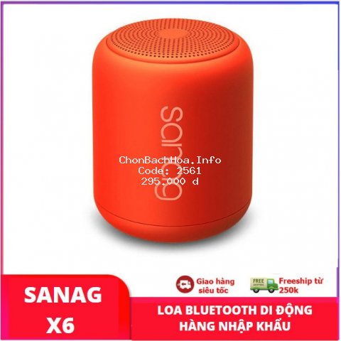 Loa Bluetooth Sanag X6 Hỗ Trợ Thẻ Nhớ 32Gb Hàng Chính Hãng Bảo Hành 12 Tháng