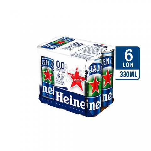 Lốc 6 lon Heineken 0.0 (330ml/lon)