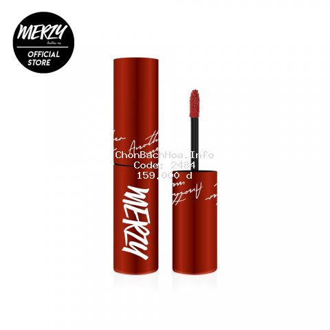 [Phiên bản giới hạn Version Red] Son kem lì Merzy The First Velvet Tint Limited Edition V6 – Firenze Negroni 4,5g