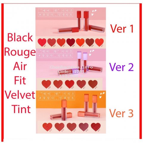 Son Kem Lì Black Rouge Air Fit Velvet Tint