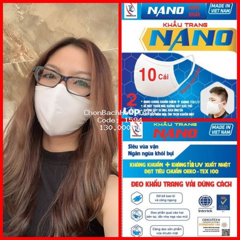 [Video & ảnh ] Khẩu trang vải nano kháng khuẩn hàng xuất Nhật 1set (10 cái) PKKT003 | Shopee Việt Nam