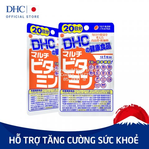 Viên uống DHC Nhật Bản Multi Vitamin Tổng Hợp 20v/gói và 60v/gói