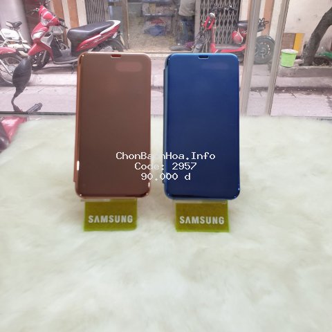 Bao Da Clear View Cover Standing Samsung A5 2017