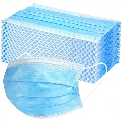 Disposable Earloop Face Mask Thick 3-Ply Non-woven Dust Filter Face Mask