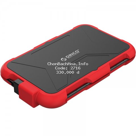 Hộp ổ cứng 2.5'' Orico 2769U3-RD SSD/HDD Sata 3 USB 3.0 ( đen đỏ)-vitinhth