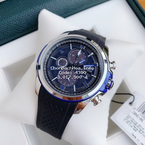 Đồng hồ nam Citizen CA0421-04E phong cách thể thao, eco-drive, dây silicone, size 44mm - HÀNG CHÍNH HÃNG