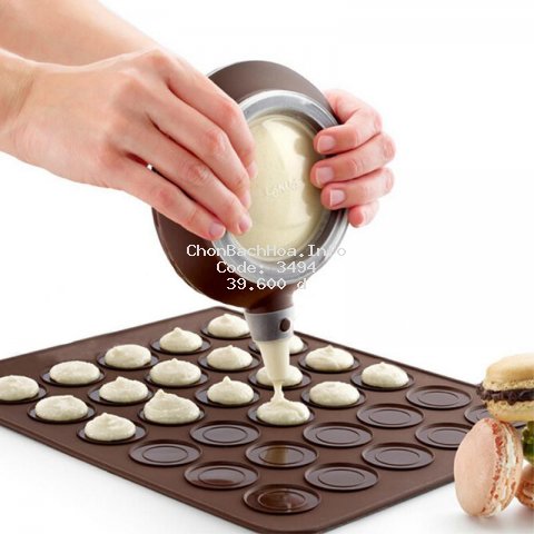 Khay Silicone 30 ô dùng nướng bánh Macaron / làm đá đa dụng