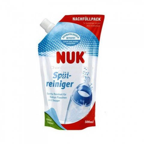 Nước rửa bình 500ml (Bịch) Nuk--Đức