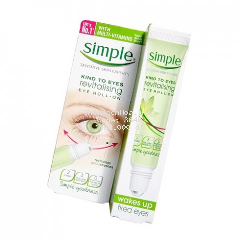 Simple Kind-To-Skin Revitalising Eye Roll-on