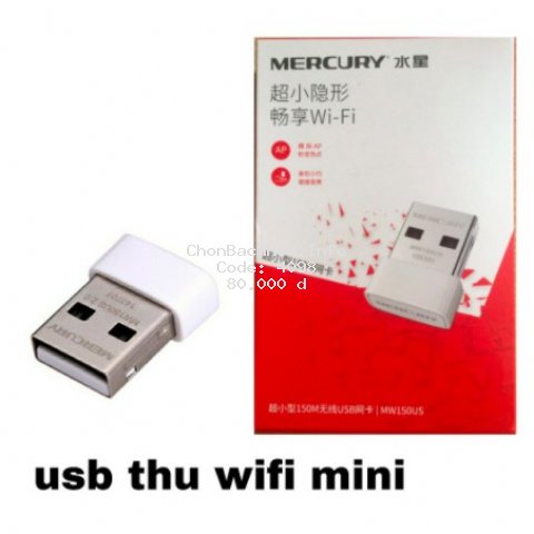 USB Wifi thu sóng Mini Không Dây Mercury tốc độ 150Mbps