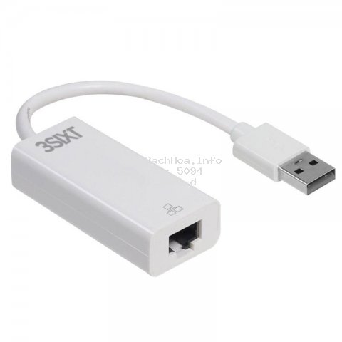 Cáp chuyển USB 2.0 ETHERNET ADAPTER-3SIXT