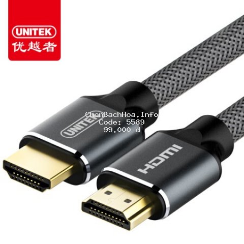 Cáp HDMI 1,5M UNITEK Y-C137V Chuẩn 2.0/4K -vitinhth