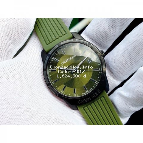 Đồng hồ nam dây cao su Calvin Klein K8R114WL Thuỵ Sĩ chống nước 3BAR chính hãng