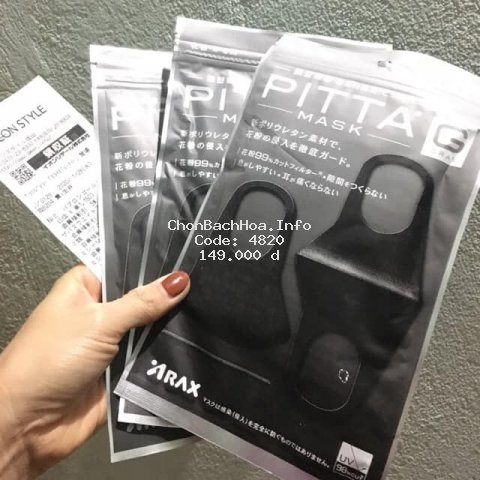 Khẩ u T rang Pitta mask nhật bản có hóa đơn