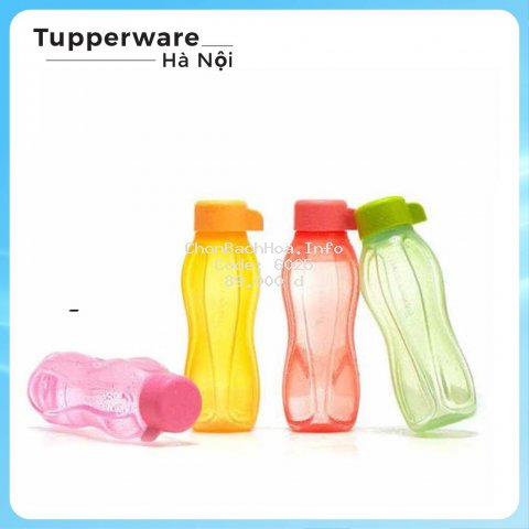 Bình nước Tupperware - Bình Eco bottle GEN I thể tích 310ml - nhựa nguyên sinh, đảm bảo an toàn