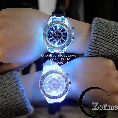 Đồng hồ LED nam nữ phát sáng cực đẹp ZO44