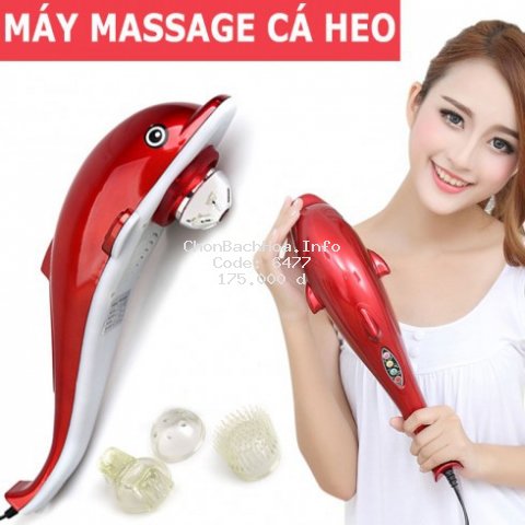 Máy massage cầm tay hình cá heo (Loại to)