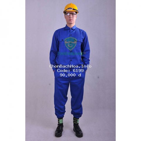 Quần áo bảo hộ lao động xanh công nhân