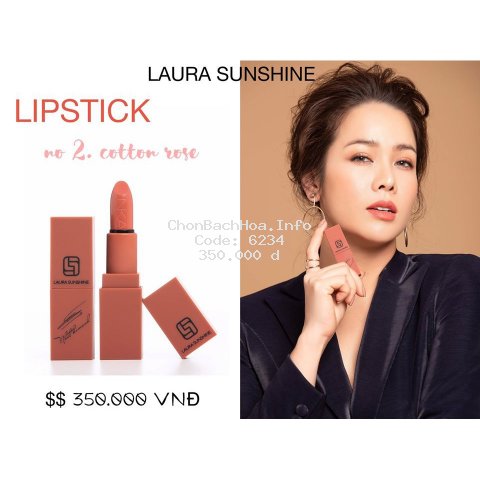 Son môi Lipstick 02 - Laura Sunshine