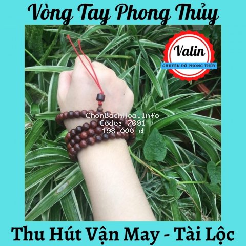 Chuỗi vòng quấn tay 108 hạt gỗ Cẩm Lai cao cấp ❤️ Valin Shop ❤️ Thu hút tài lộc