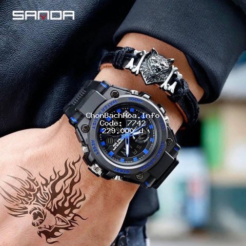 Đồng hồ nam SANDAN JAPAN phong cách thể thao đầm chắc SD01 -Sport.watch
