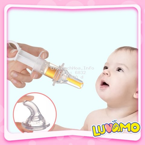 Dụng cụ bón thuốc ống hút sữa dạng xilanh cho bé không chịu bú bình an toàn chống sặc CS04