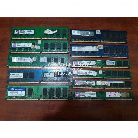 [ Sắp hết ]Ram máy tính DDR2 2gb các hãng bóc máy
