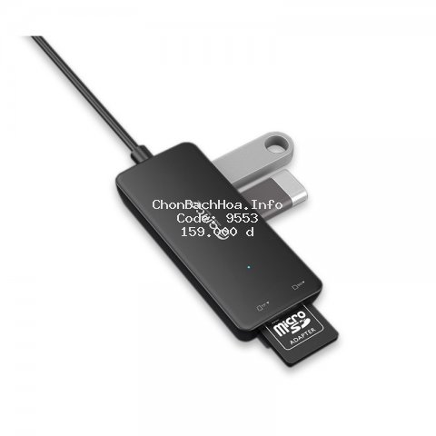 Bộ Chia USB kem đọc thẻ nhớ ORICO H3TS-U2 -vitinhth