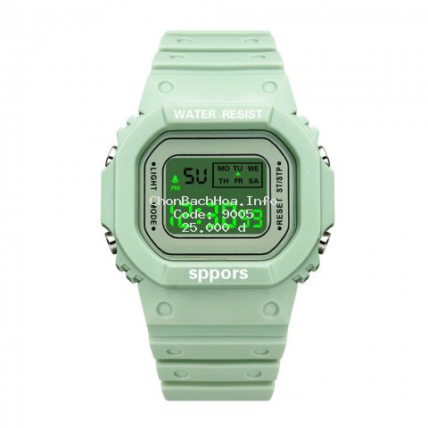 Đồng hồ thể thao nữ⚜️SIÊU HOT⚜️dây silicon cực đẹp S009 đồng hồ điện tử