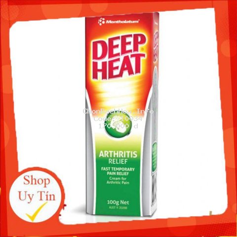 Gel xoa bóp Mentholatum Deep Heat Arthritis Cream 100g