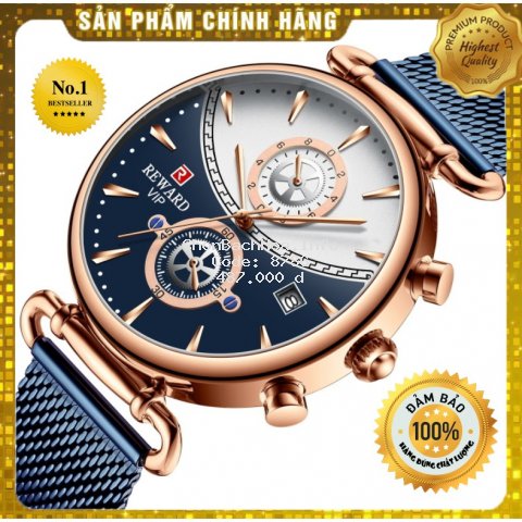 [HÀNG VIP] ĐỒNG HỒ NAM ĐÂY HỢP KIM CHÍNH HÃNG REWARD  ĐẲNG CẤP - Chill Watch Store