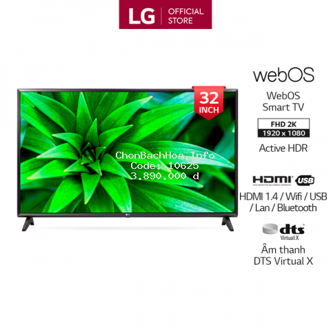 [Mã ELLGTIVI giảm 5% đơn 3TR ] Smart Tivi LG 32 inch HD 32LM570BPTC - Model 2019 (Chính Hãng Phân Phối)