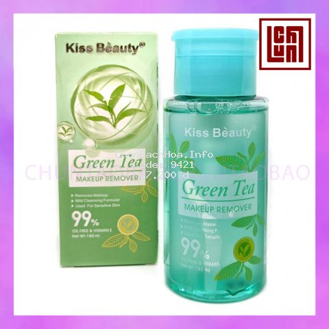 Nước Tẩy Trang KISS BEAUTY GREEN TEA 180ml