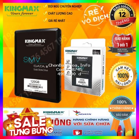 Ổ CỨNG SSD KINGMAX 120GB SATA III SME35