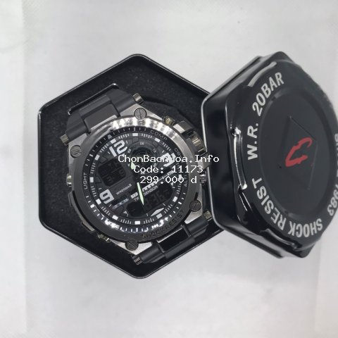 Đồng hồ nam Gshoch  MTG S1000 Original _ Chống nước 5ATM_Viền Thép không gỉ, Nam tính, Mạnh mẽ 55mm