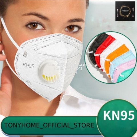 Khẩu trang KN95 có van thở chống bụi mịn và bệnh đường hô hấp