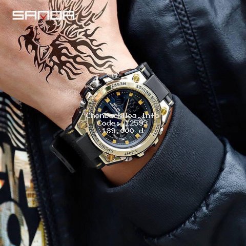 Đồng hồ nam SANDAN JAPAN phong cách thể thao SD01 -Gozid.watches
