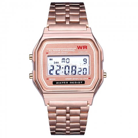 Đồng hồ WR unisex dây hơp kim hồng WR22