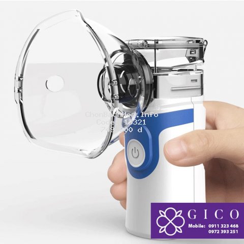 Máy khí dung cầm tay, máy xông mũi  GICO GCN101 – Trị viêm phổi, viêm phế quản, viêm xoang